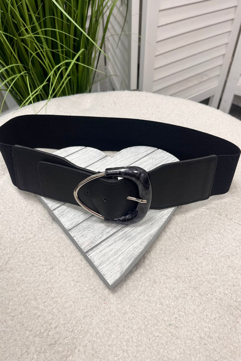 Rita Marble Detail Elasticated Belt