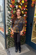 Lizzie Abstract Animal Top