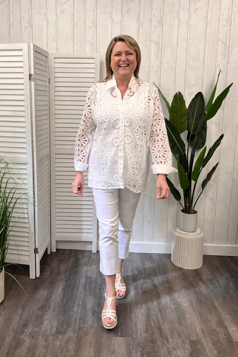 Farrol Lace Detail Shirt