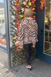 Mae Zebra Print Top
