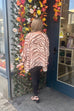 Mae Zebra Print Top