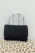 Luna Textured Woven Detail Purse