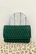 Luna Textured Woven Detail Purse