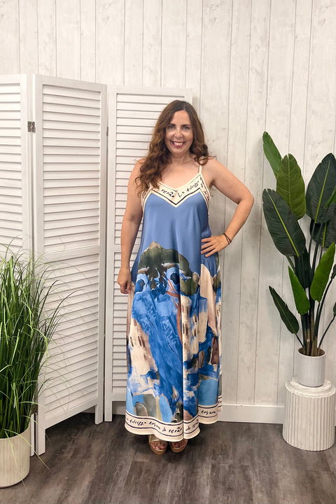 Amélie Abstract Art Print Dress