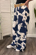 Cole Abstract Print Wide Leg Trousers