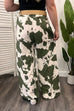 Cole Abstract Print Wide Leg Trousers