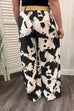 Cole Abstract Print Wide Leg Trousers