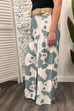 Cole Abstract Print Wide Leg Trousers