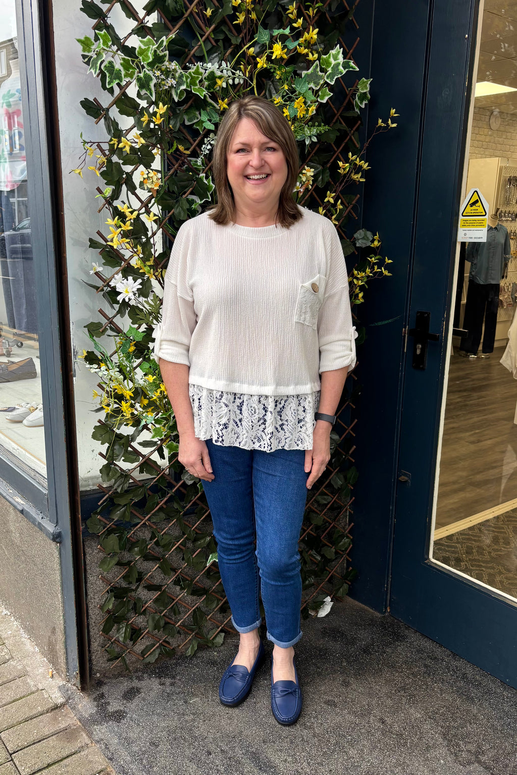 Arabella Lace Detail Top