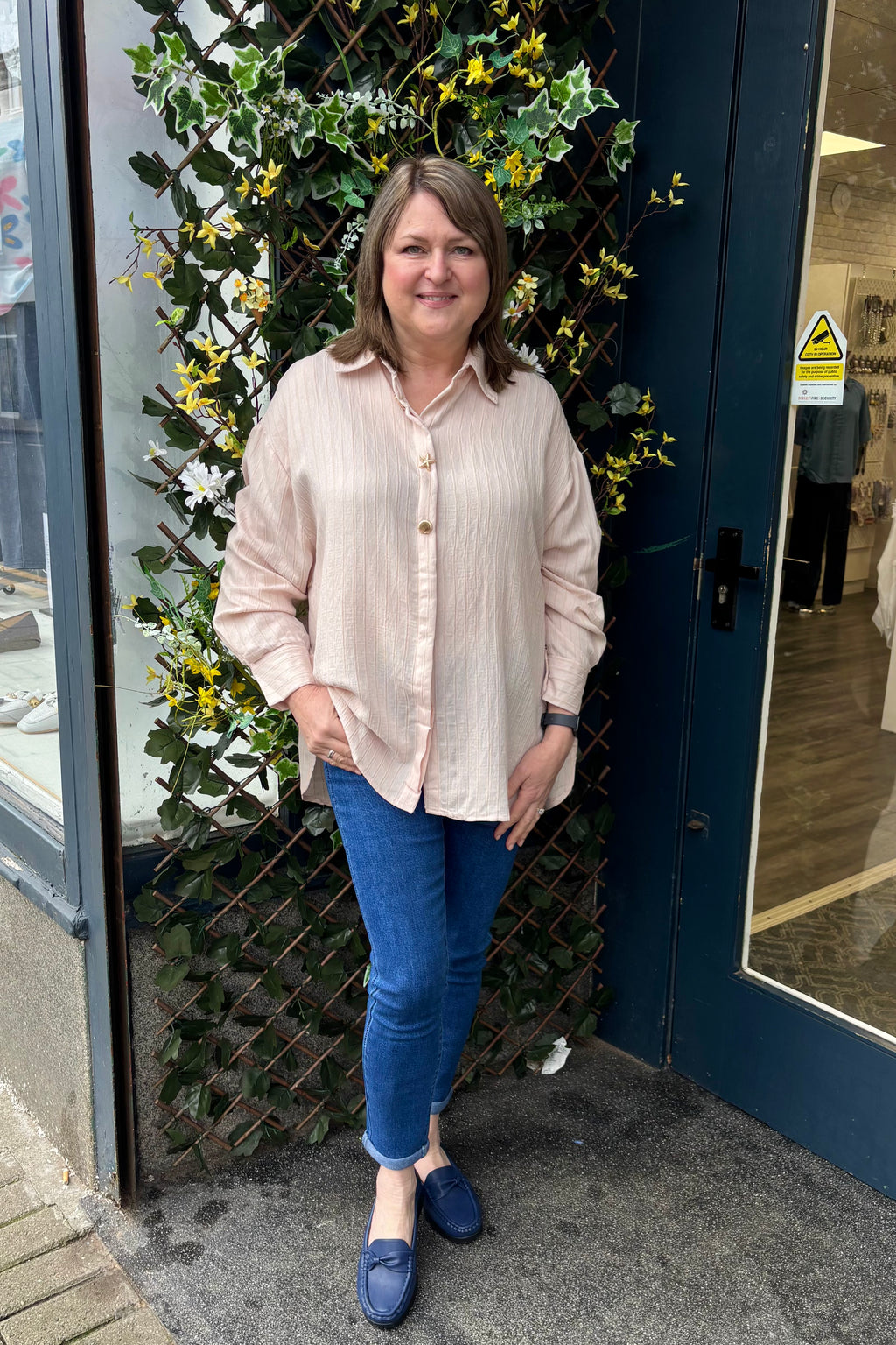 Camilla Textured Stripe Shirt