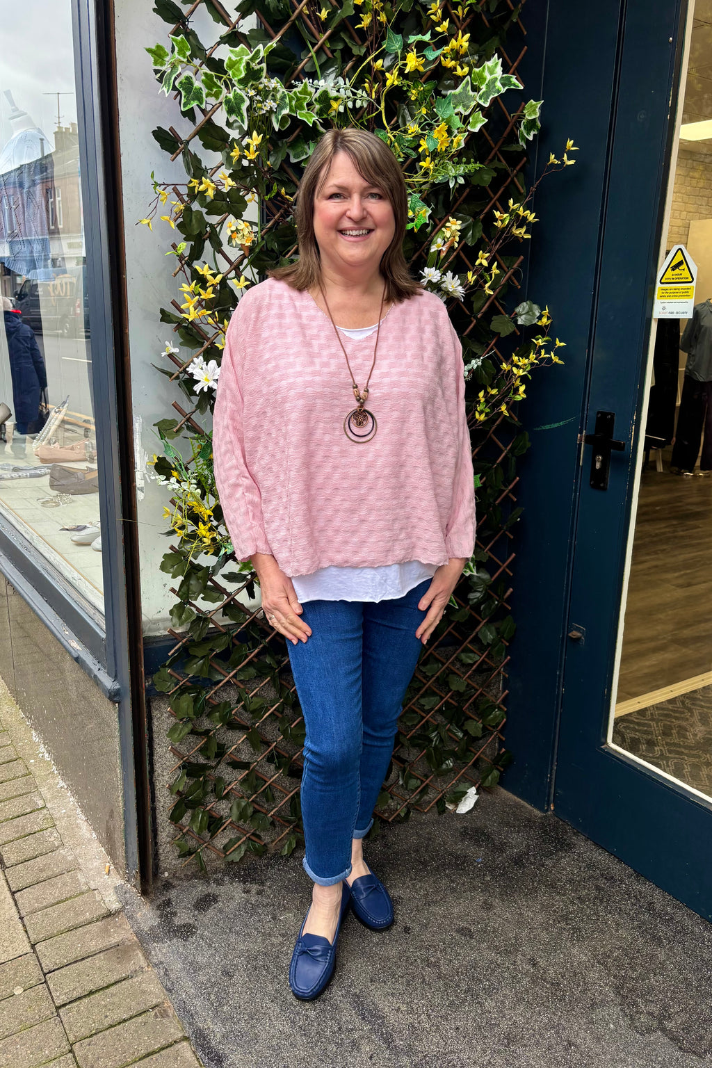 Laurine Textured Two Piece Top