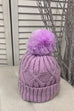 Lottie Cable Knit Pom Pom Hat