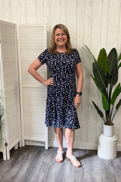 Eldora Scattered Flower Dress
