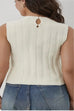 Estelle Pearl Detail Sleeveless Knit