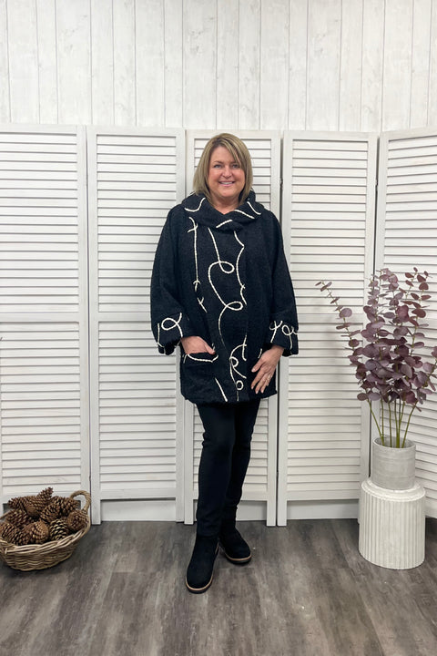 Nicole Bouclé Statement Jacket