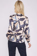 Nancy Abstract Print Shirt Top