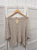 Annabeth Popcorn Knit Poncho