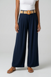 Marina Wide Leg Belted Trousers