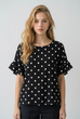 Kiara Spot Print Top