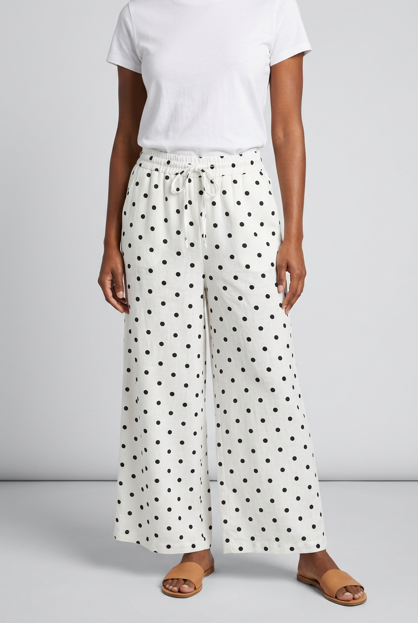 Rowan Spot Print Trousers