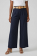 Marina Pinstripe Wide Leg Belted Trousers