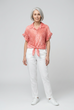 Lilly Animal Front Tie Shirt