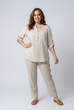 Larissa Pull On Pinstripe Shirt