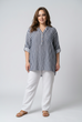 Larissa Pull On Pinstripe Shirt