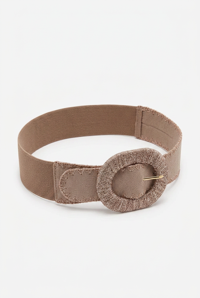 Beth Elasticated Woven Detail Belt