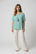 Lucille Textured Check Top