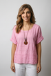 Lucille Textured Check Top