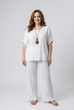 Lucille Textured Check Top