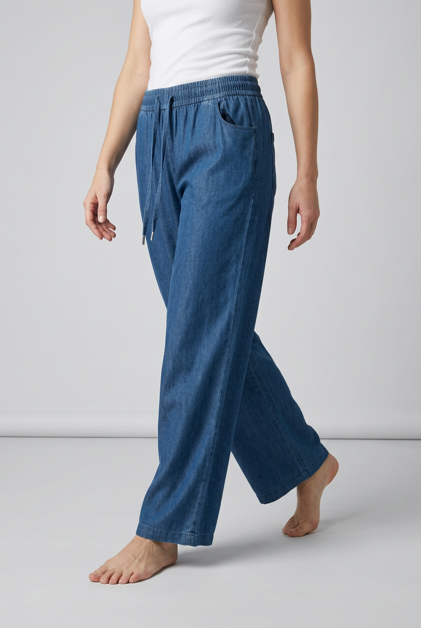 Sutton Pull On Denim Trousers