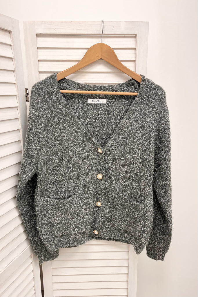 Hilary Bouclé Knitted Cardi