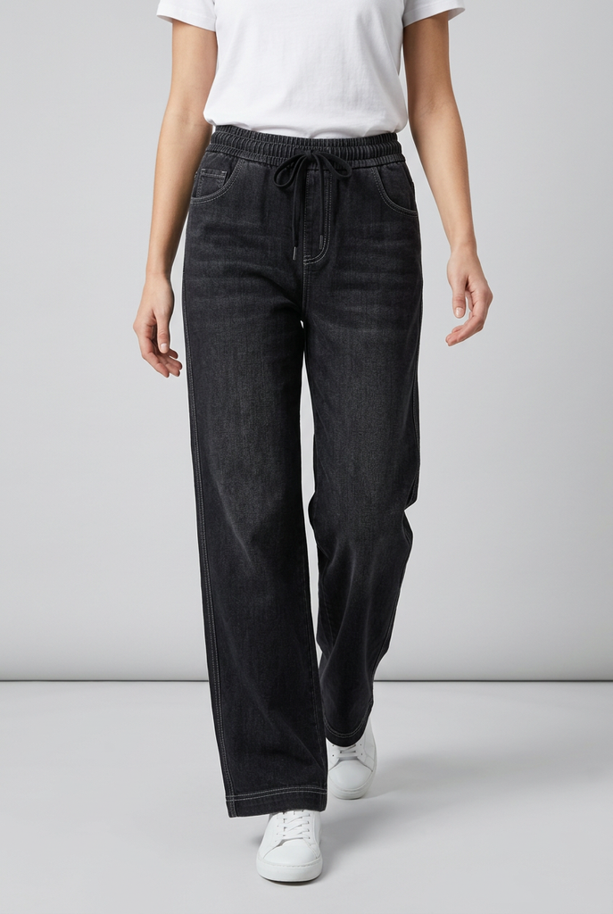 Bonnie Pull On Denim Trousers