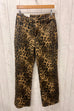 Arlete Animal Print Wide Leg Jeans