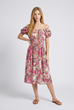 Eloise Paisley Floral Midi Dress
