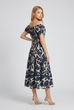 Eloise Abstract Spot Midi Dress