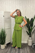 Calista Sunray Pleated Co-Ord