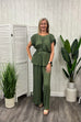 Calista Sunray Pleated Co-Ord