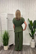 Calista Sunray Pleated Co-Ord