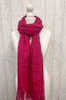 Sarina Frayed Hem Crinkle Scarf