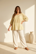 Lulu Crochet Detail Swing Top
