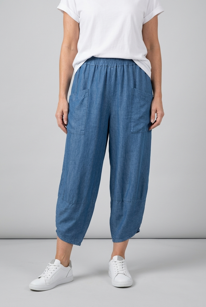 Gigi Denim Boho Trousers
