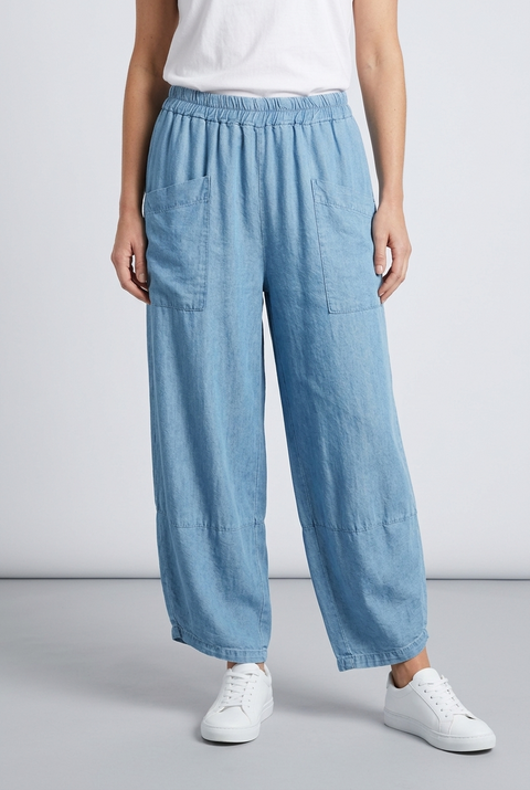 Gigi Denim Boho Trousers