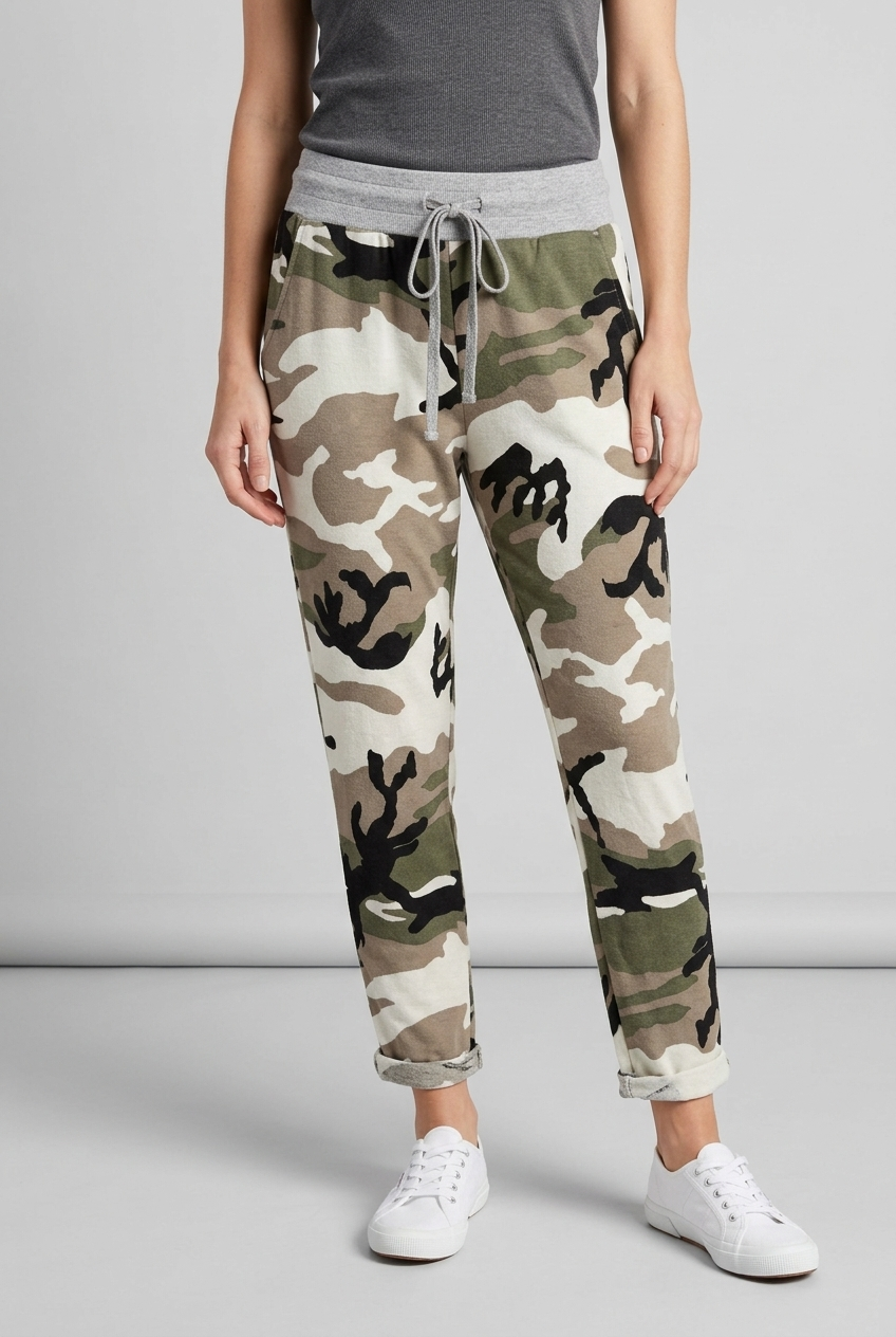 Harriet Camo Print Joggers