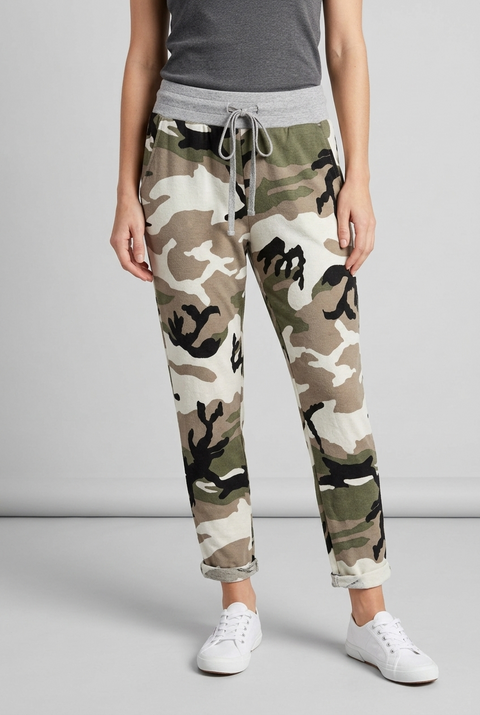 Harriet Camo Print Joggers