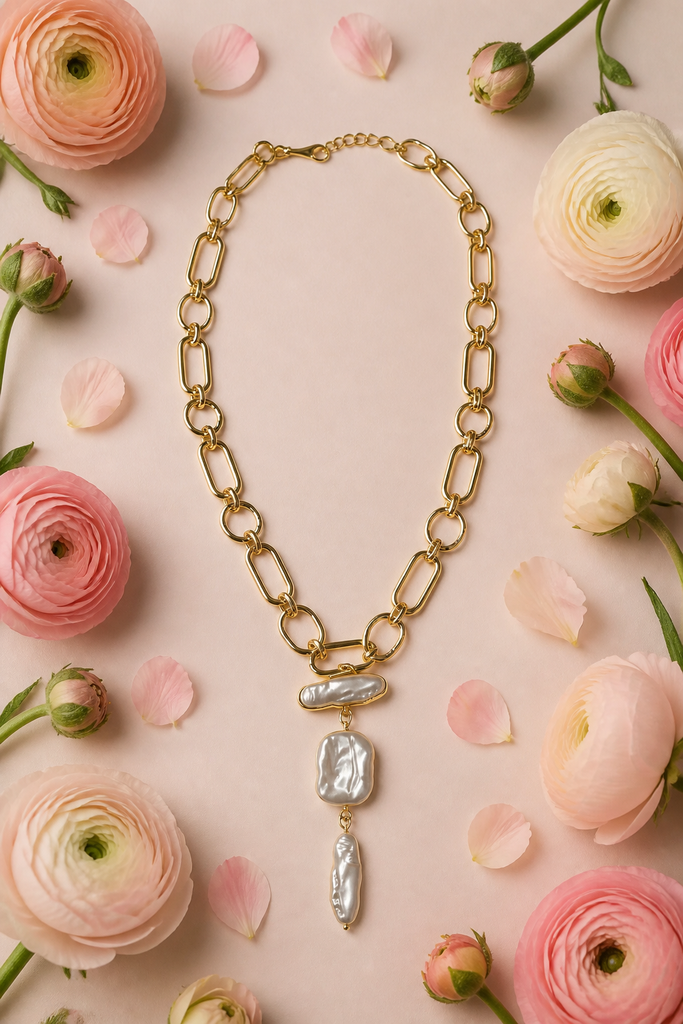 Edie Pearl Pendant Necklace