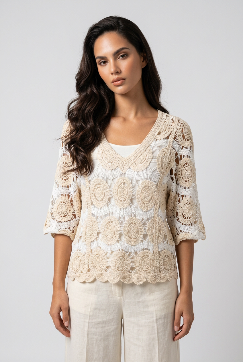 Francine Crochet Top