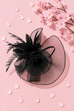 Alessia Flower Feather Fascinator